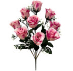 Штучні квіти букет бутони троянд Богемія, 48см 7145 зображення 1