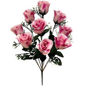 Искусственные цветы букет бутоны роз Богемия, 48см  7145 изображение 4364