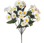 Искусственные цветы букет куст ромашек, 55см  7146 изображение 1
