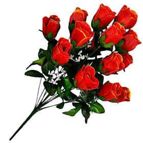 Штучні квіти бутон троянд Кашка, 57см 7156 зображення 4461