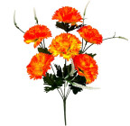 Штучні квіти букет гвоздик, 50см 1021 зображення 1
