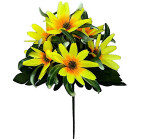 Штучні квіти букет айстри декоративні бордюр, 21см 375 зображення 1
