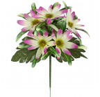 Штучні квіти букет айстри декоративні бордюр, 21см 375 зображення 2
