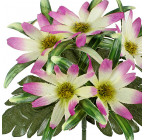 Штучні квіти букет айстри декоративні бордюр, 21см 375 зображення 3