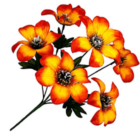 Искусственные цветы букет колокольчик Пчелка, 34см  386 изображение 2551