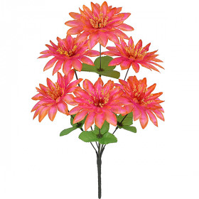 Искусственные цветы букет кувшинки, 36см  0066К изображение 4091