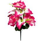 Искусственные цветы букет роз с каллами, 52 см 0177/Р изображение 1