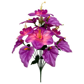 Искусственные цветы букет нарциссов с каллами, 52см 0175/Р изображение 4275