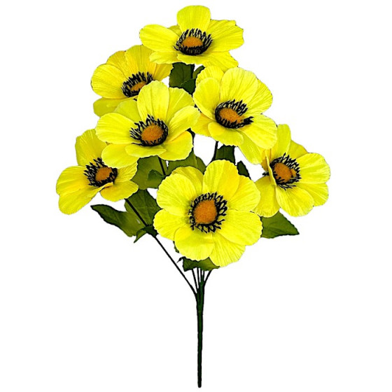 Искусственные цветы букет космея атласная, 42см  7076 изображение 4
