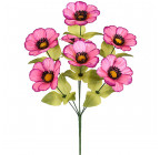 Искусственные цветы букет космея атласная, 42см  7076 изображение 2