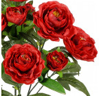 Искусственные цветы букет пионов , 58см  7078 изображение 2