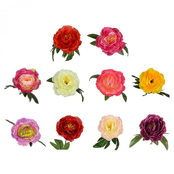 Искусственные цветы букет пионов , 58см  7078 изображение 4