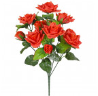 Искусственные цветы букет роза Парадная, 61см  7079 изображение 2