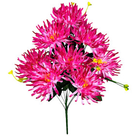 Искусственные цветы букет Астры, 59см  7080 изображение 4072