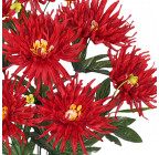 Искусственные цветы букет Астры, 59см  7080 изображение 3