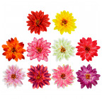 Искусственные цветы букет  хризантем с калиной , 60см  7090 изображение 3