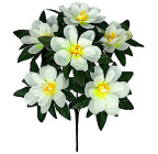 Штучні квіти букет лотоси, 35см 6092 зображення 1