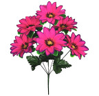 Штучні квіти букет хризантеми крохмальні, 48см 6102 зображення 1