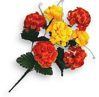 Искусственные цветы букет хризантемы шарики, 41см  6104 изображение 1