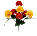 Искусственные цветы букет хризантемы шарики, 41см  6104 изображение 2