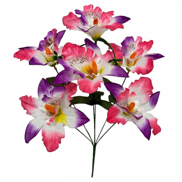 Искусственные цветы букет орхидея Самба, 51см  6107 изображение 4325