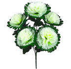 Искусственные цветы букет гвоздики шары, 50см  6113 изображение 1