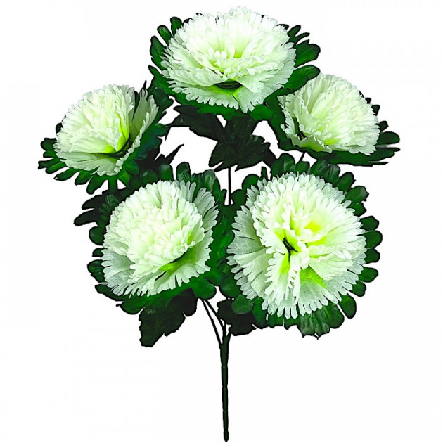 Искусственные цветы букет гвоздики шары, 50см  6113 изображение 4614