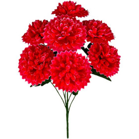 Штучні квіти букет хризантема 7-ка кольорова, 61см 6118 зображення 4453