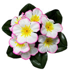 Искусственные цветы букет фиалка заливка 7-ка , 24см  7112 изображение 1