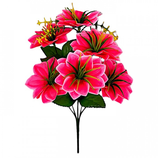 Искусственные цветы букет крокусы весенние, 35см  7116 изображение 4455