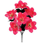 Искусственные цветы букет гвоздики в юбке, 35см  7121 изображение 1