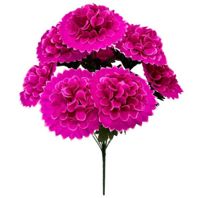 Искусственные цветы букет хризантемы Шляпа, 54см  8088 изображение 4344