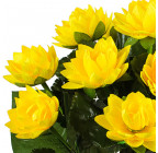 Искусственные цветы букет атласных лотосов VIP, 51см 112/Р изображение 2