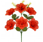 Искусственные цветы букет гвоздики Милка, 32см  7043 изображение 1