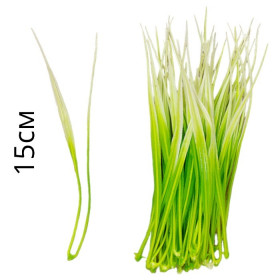 Добавка трава штучна вусики світло-зелена 15см Дк-007 зображення 2188