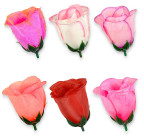 Искусственные цветы букет бутонов роз 8-ка, 48см  0190 изображение 2