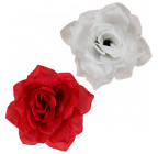 Искусственные цветы букет куст розы крупный, 55см  207 изображение 4