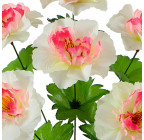Искусственные цветы букет пионов Рассвет, 43см  472 изображение 12