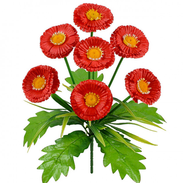 Штучні квіти букет стокро́ток Прима, 32см 156/Р зображення 4107