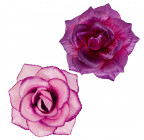 Искусственные цветы букет крупной розы, 62см  067 изображение 4