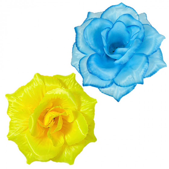 Искусственные цветы букет крупной розы, 62см  067 изображение 8