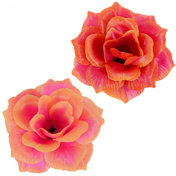 Искусственные цветы букет крупной розы, 62см  067 изображение 8