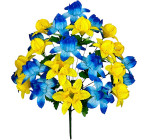 Искусственные цветы букет лилий, 65см  0094К изображение 1