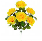 Штучні квіти букет троянди багатошарові, 49см 2002 зображення 1