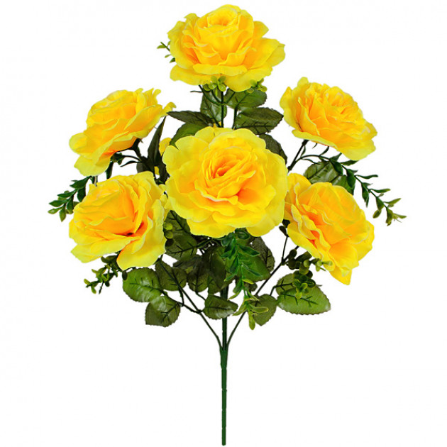 Искусственные цветы букет розы многослойные, 49см  2002 изображение 2221
