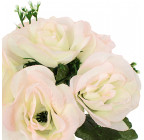 Штучні квіти букет троянд з добавкою 6-ка, 23см 2007 зображення 8