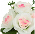 Искусственные цветы букет роз с добавкой 6-ка, 23см  2007 изображение 10