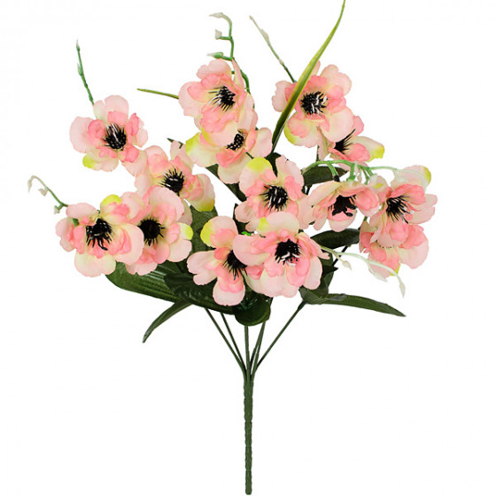 Искусственные цветы букет сакура крупная свисающая, 38см  6068 изображение 4