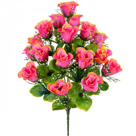 Искусственные цветы букет атласные бутоны роз с кашкой, 53см 1057 изображение 2242