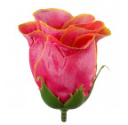 Штучні квіти букет атласні бутони троянд з кашкою, 53см 1057 зображення 5